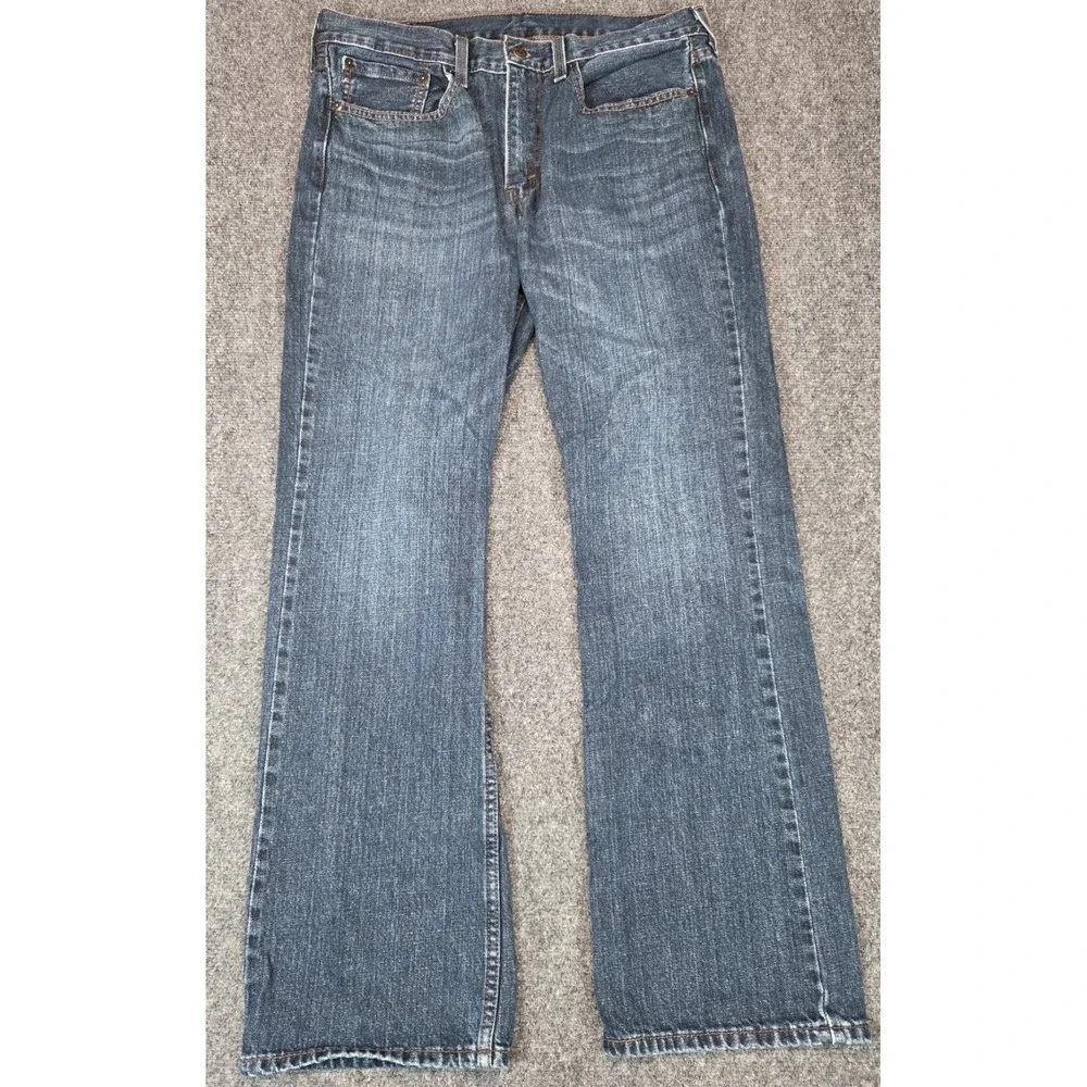 Levis 527 Jeans Mens 34x32 Blue Slim Boot Cut